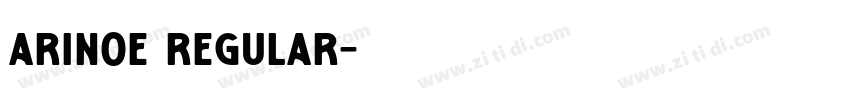 Arinoe Regular字体转换